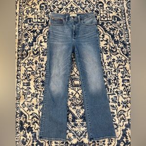 Madewell Demi-Boot medium wash jeans (size 27)
